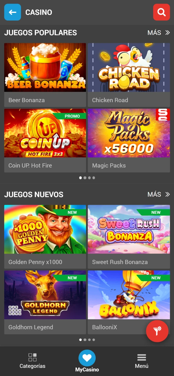 Sumérgete en el mundo de los juegos de casino en MegaPari.
