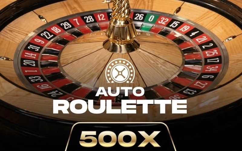 Juega 500X Auto Roulette en vivo en Megapari Argentina oficial.