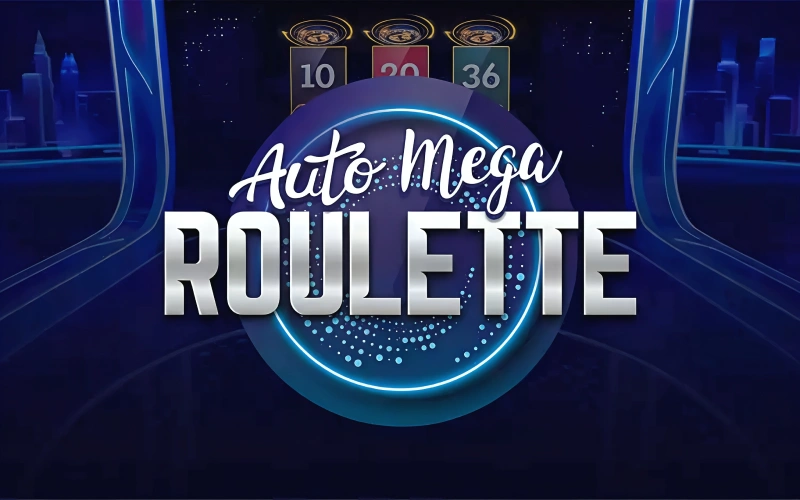 Apuesta en Auto Mega Roulette en vivo usando Megapari.