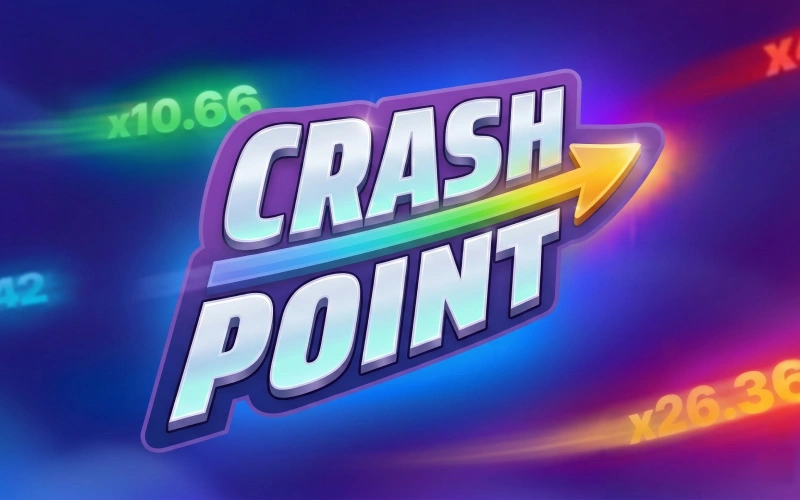 Alcanza el Crash Point en la sección casino de Megapari.