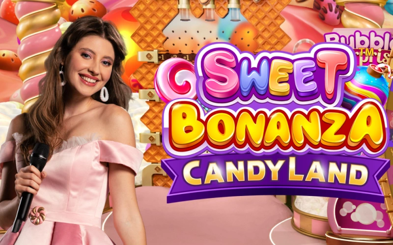 Diviértete en Sweet Bonanza CandyLand en vivo con Megapari.